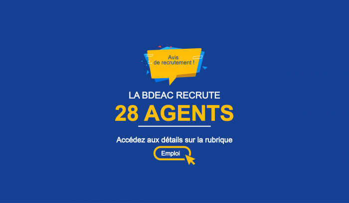 El Banco de Desarrollo de los Estados de África Central (BDEAC) publica varias contrataciones para 2022